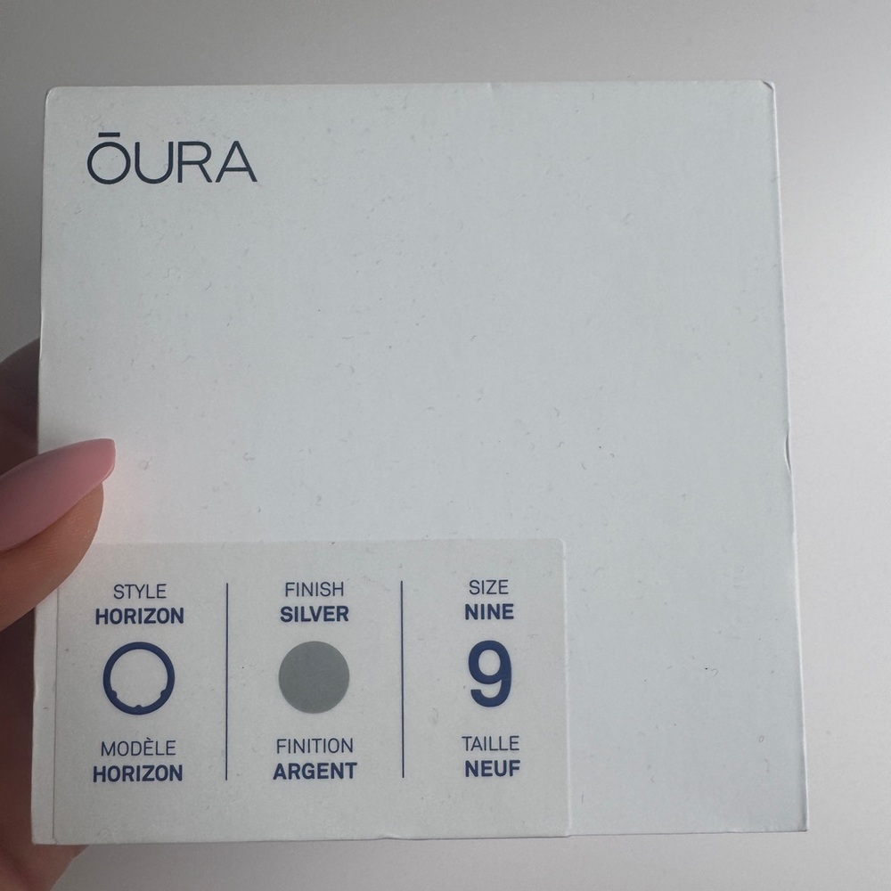 Ōura Ring Gen 3 Silver Size 9 NEW